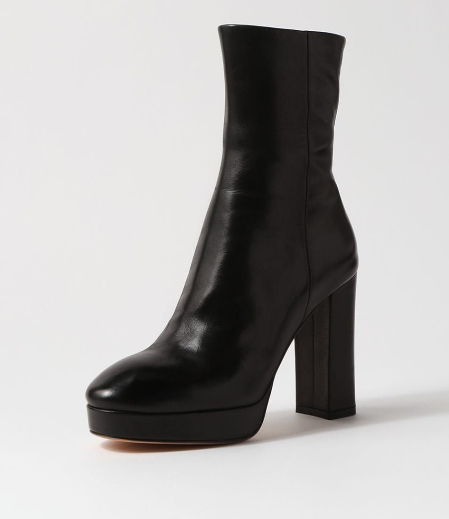 Shoes MOLLINI | Aggiy Black Leather Ankle Boots