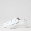 Shoes DJANGO & JULIETTE | Loja White Leather Patent Sneakers