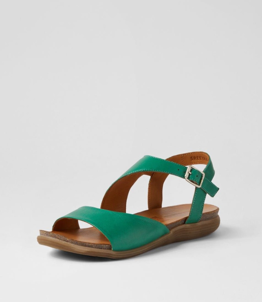 Shoes DIANA FERRARI | Sreeyan Emerald Leather Sandals