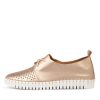 Shoes DJANGO & JULIETTE | Huston Champagne Leather Sneakers Ws