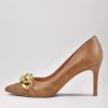 Shoes TOP END | Bayonne Tan Leather Pump Heels