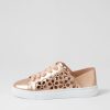 Shoes MOLLINI | Oflora Rose Gold Leather Sneakers