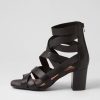 Shoes DJANGO & JULIETTE | Paltic Black Leather Sandals