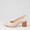 Shoes DIANA FERRARI | Lucine Vanilla Natural Heel Leather Heels