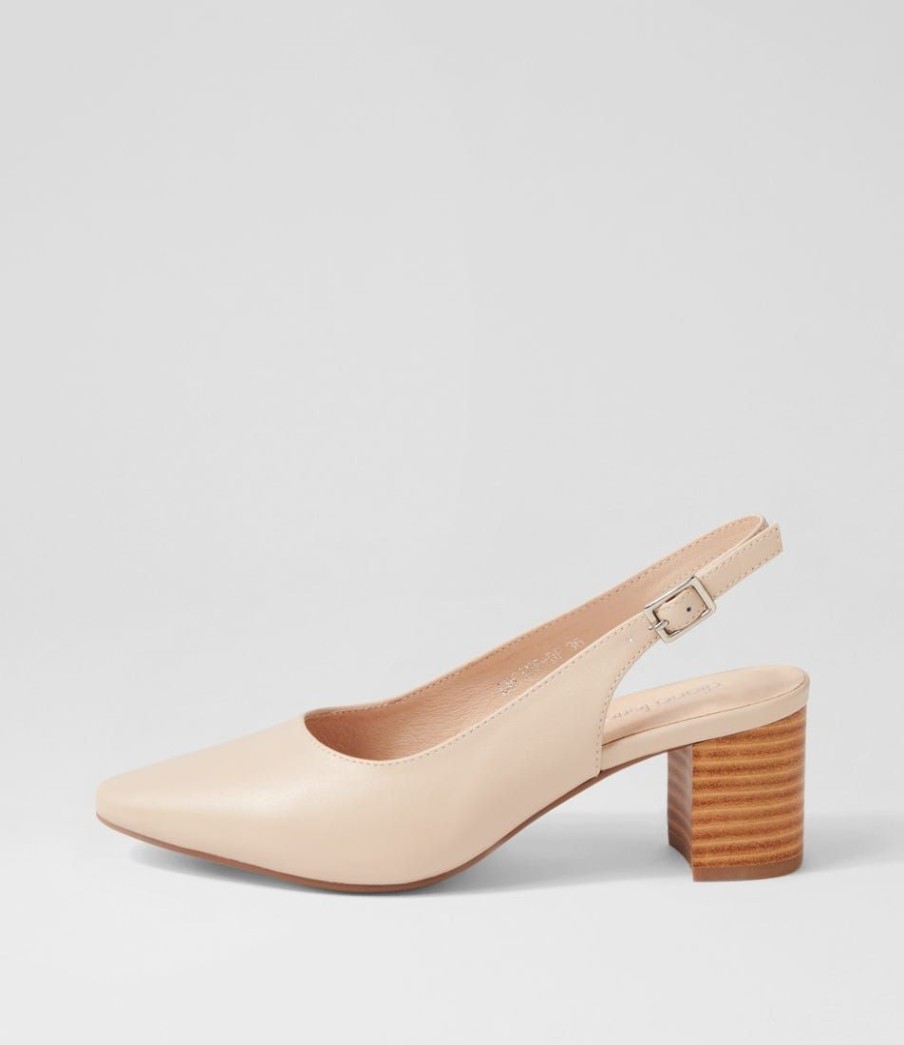 Shoes DIANA FERRARI | Lucine Vanilla Natural Heel Leather Heels