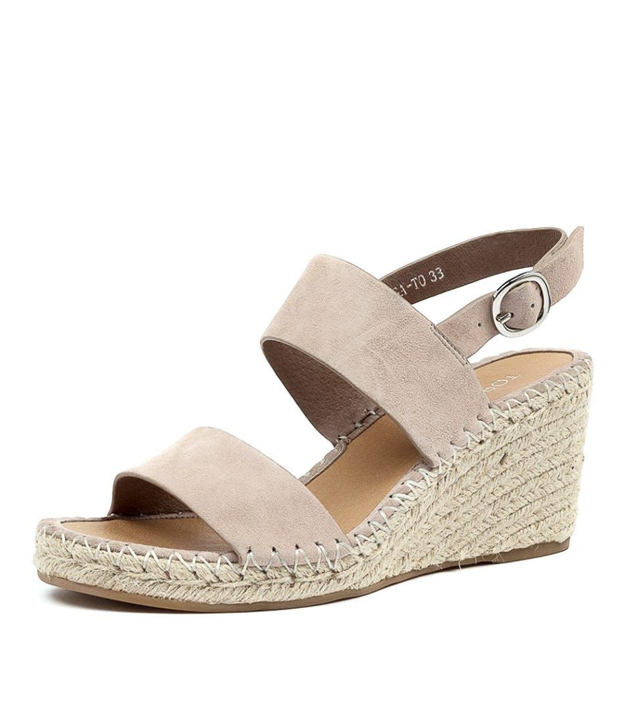 Shoes TOP END | Gaga To Taupe Suede