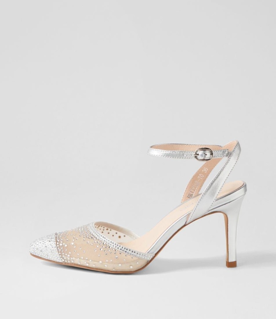 Shoes TOP END | Brittar Silver Multi Heels