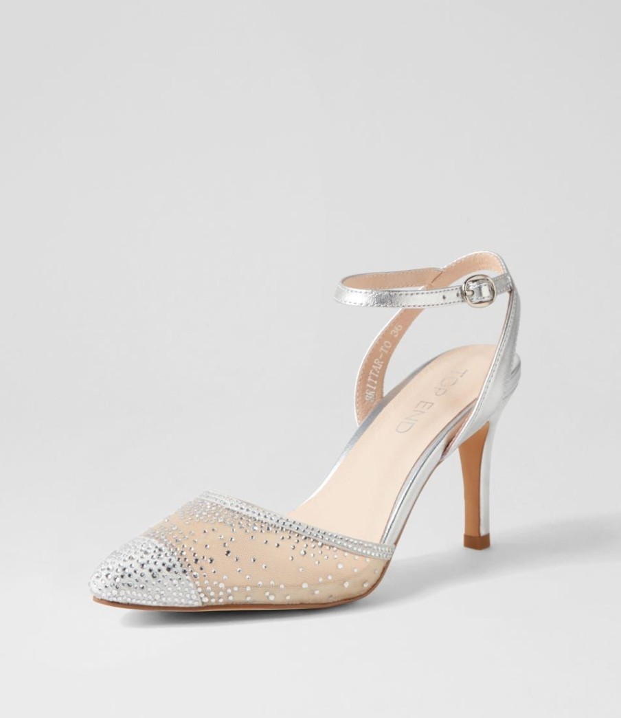 Shoes TOP END | Brittar Silver Multi Heels