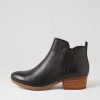 Shoes DIANA FERRARI | Zanie Black Natural Heel Leather Ankle Boots