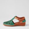 Shoes DIANA FERRARI | Yona Emerald Tan Leather Heels