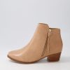 Shoes ZIERA | Vendas Xf Cappuccino Leather Ankle Boots