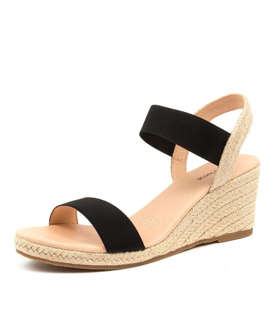 Shoes DIANA FERRARI | Jeppattie Black Elastic