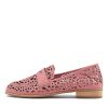 Shoes DJANGO & JULIETTE | Addah Lrg Pretty Pink Leather Loafers