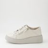 Shoes DJANGO & JULIETTE | Yurke Ivory Leather Sneakers