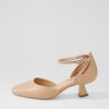 Shoes DJANGO & JULIETTE | Deone Dark Nude Leather Heels