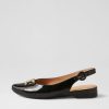 Shoes TOP END | Felinna Black Patent Leather Flat Shoes