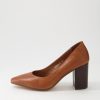 Shoes DIANA FERRARI | Sabena Whisky Dark Brown Leather Heels