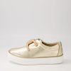 Shoes DJANGO & JULIETTE | Filpy Pale Gold Leather Sneakers