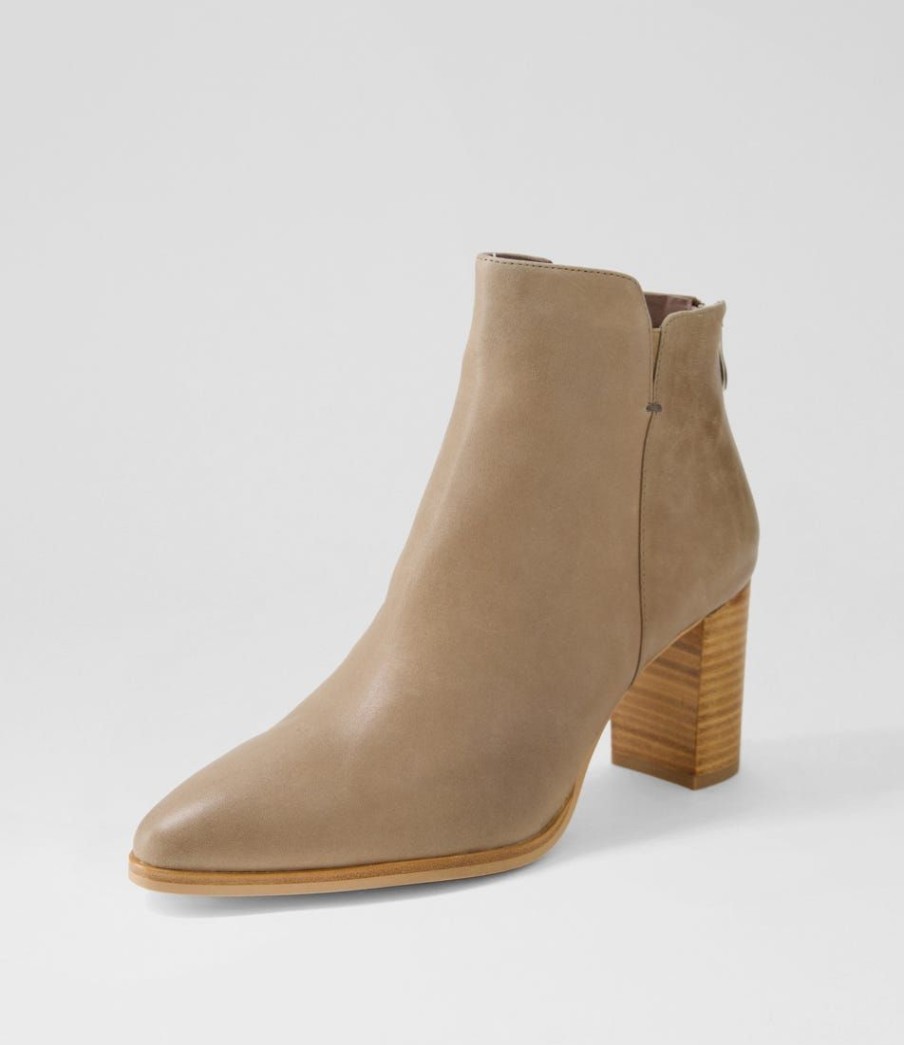 Shoes DJANGO & JULIETTE | Astron Smoke Leather Ankle Boots