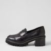 Shoes TOP END | Jinnah Black Leather Heels