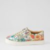 Shoes ZIERA | Pamela Xf Spring Garden Pale Gold Leather Sneakers