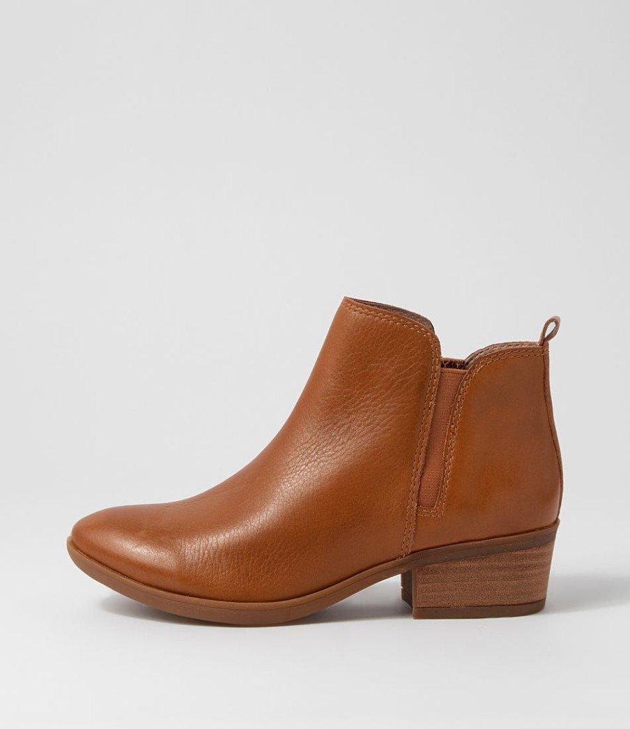 Shoes DIANA FERRARI | Zanie Whisky Leather Ankle Boots