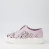 Shoes DJANGO & JULIETTE | Seong Lilac White Leather Sneakers