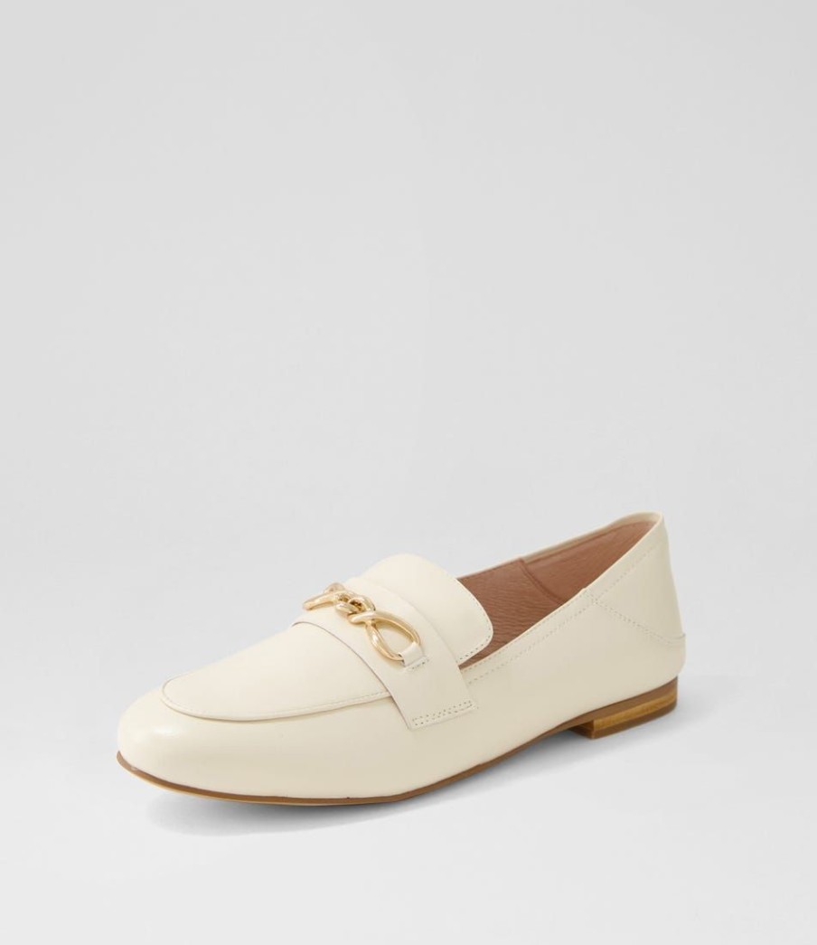 Shoes MOLLINI | Gollini Cream Leather Loafers