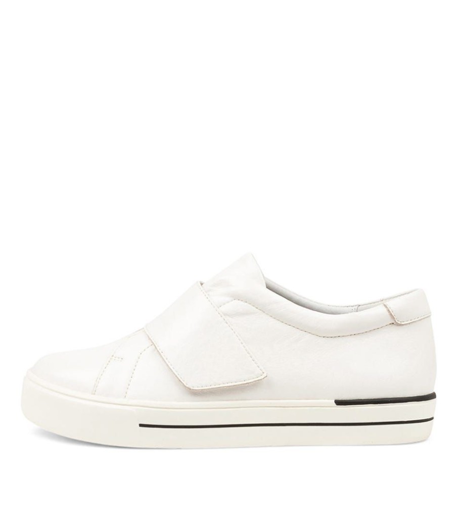 Shoes ZIERA | Alyces W White Leather Sneakers