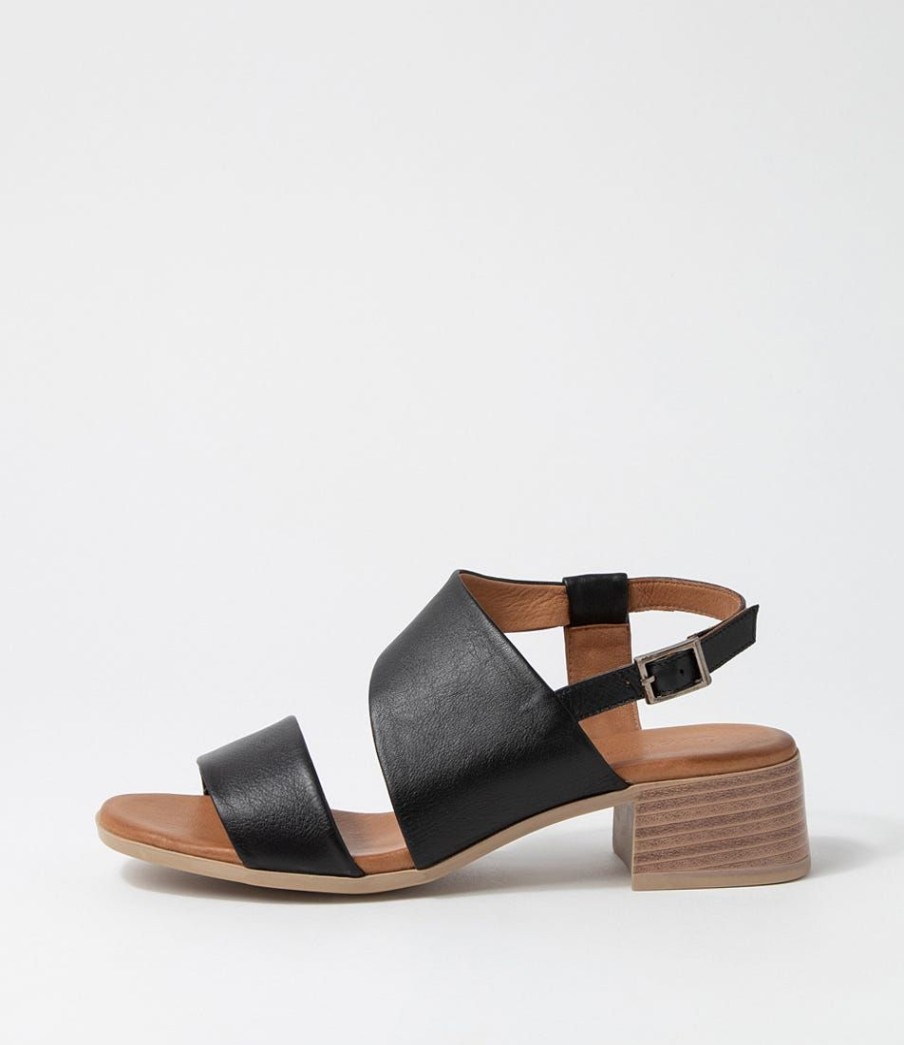 Shoes DIANA FERRARI | Taily Black Leather Sandals