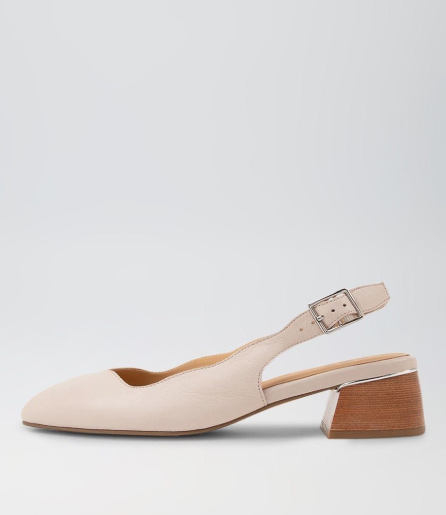 Shoes ZIERA | Ebbiez W Nude Leather Heels