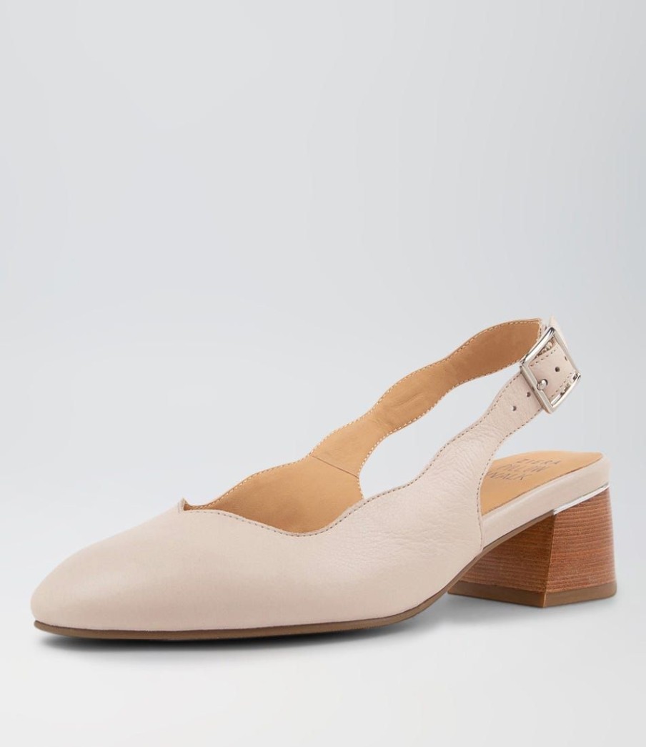 Shoes ZIERA | Ebbiez W Nude Leather Heels