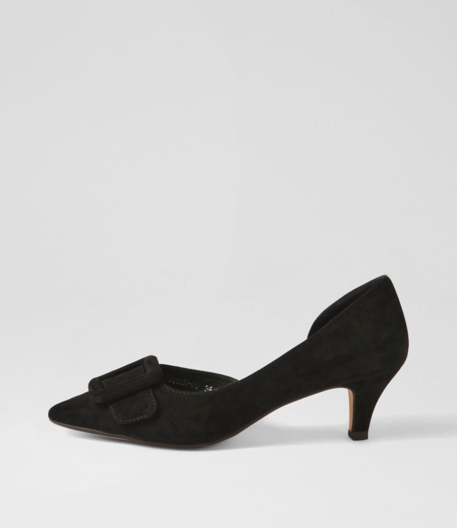 Shoes DIANA FERRARI | Christyne Black Suede Heels