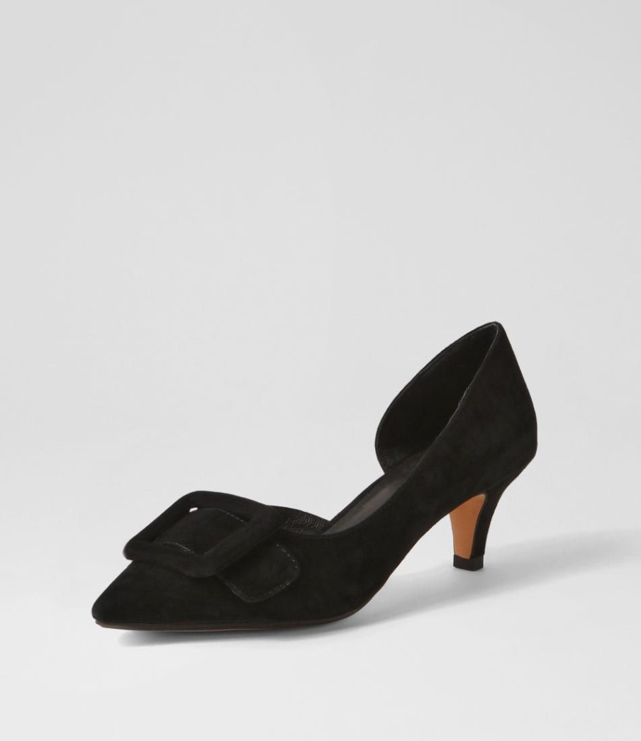 Shoes DIANA FERRARI | Christyne Black Suede Heels