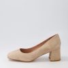 Shoes DIANA FERRARI | Cloud Latte Suede Heels