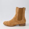 Shoes DJANGO & JULIETTE | Flukie Toffee Suede Ankle Boots