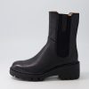 Shoes DJANGO & JULIETTE | Unita Black Leather Chelsea Boots