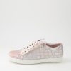 Shoes DJANGO & JULIETTE | Donat Light Pink Iridescent Pony Sneakers