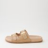 Shoes MOLLINI | Hanna Camel Natural Sole Leather Slides