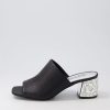 Shoes DJANGO & JULIETTE | Pansie Black Lizard Mules