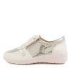 Shoes ZIERA | Newton W White-Silver Mul