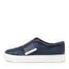 Shoes ZIERA | Poppies Xf Navy Leather Sneakers