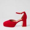 Shoes MOLLINI | Nest Red Suede Heels