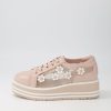 Shoes TOP END | Sereno Rose White Leather Multi Sneakers