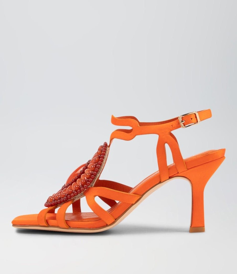 Shoes TOP END | Larrett Orange Multi Sandals