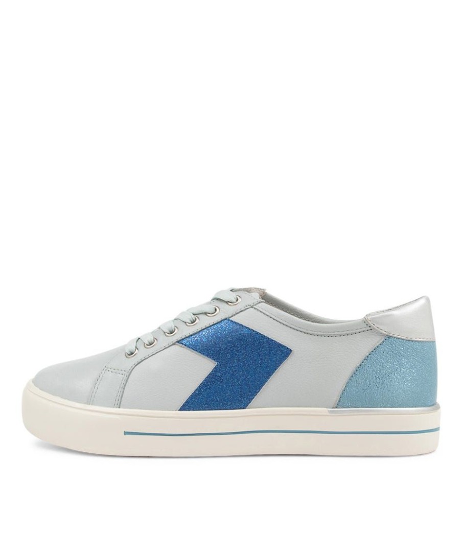 Shoes ZIERA | Aditi W Pale Blue Multi Sneakers