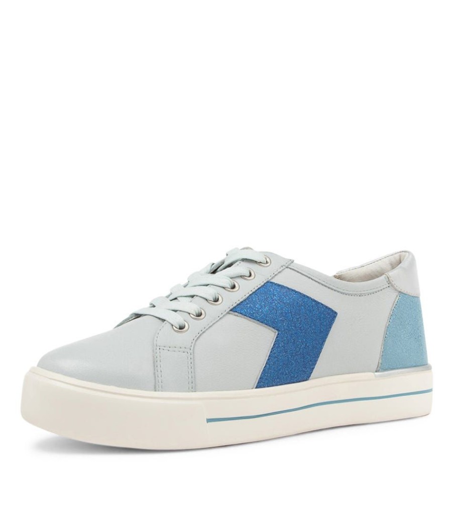 Shoes ZIERA | Aditi W Pale Blue Multi Sneakers