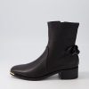 Shoes DJANGO & JULIETTE | Firat Black Leather Ankle Boots