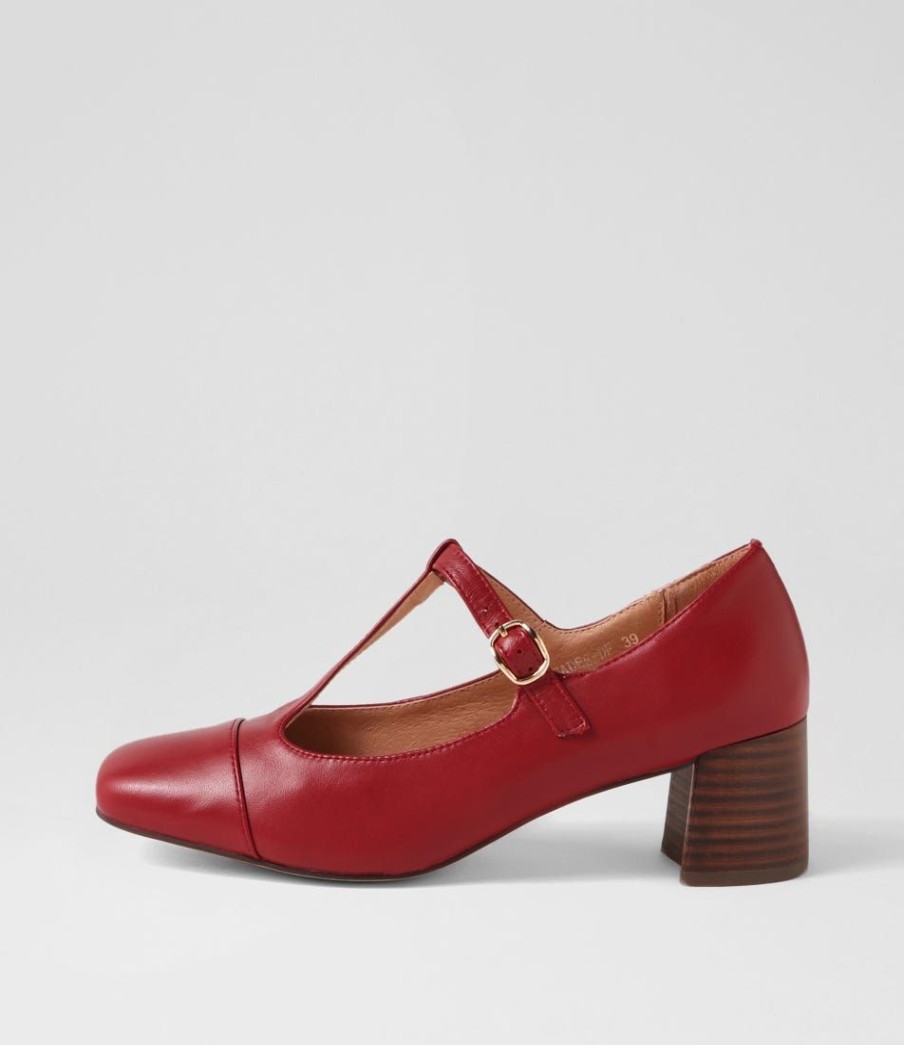 Shoes DIANA FERRARI | Cadee Plum Leather Heels