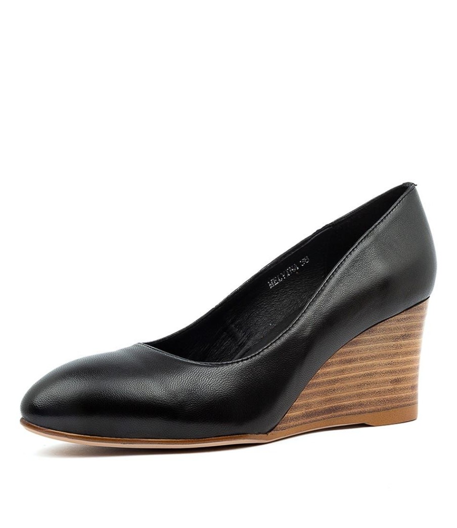 Shoes TOP END | Melvina Blk Natural Heel